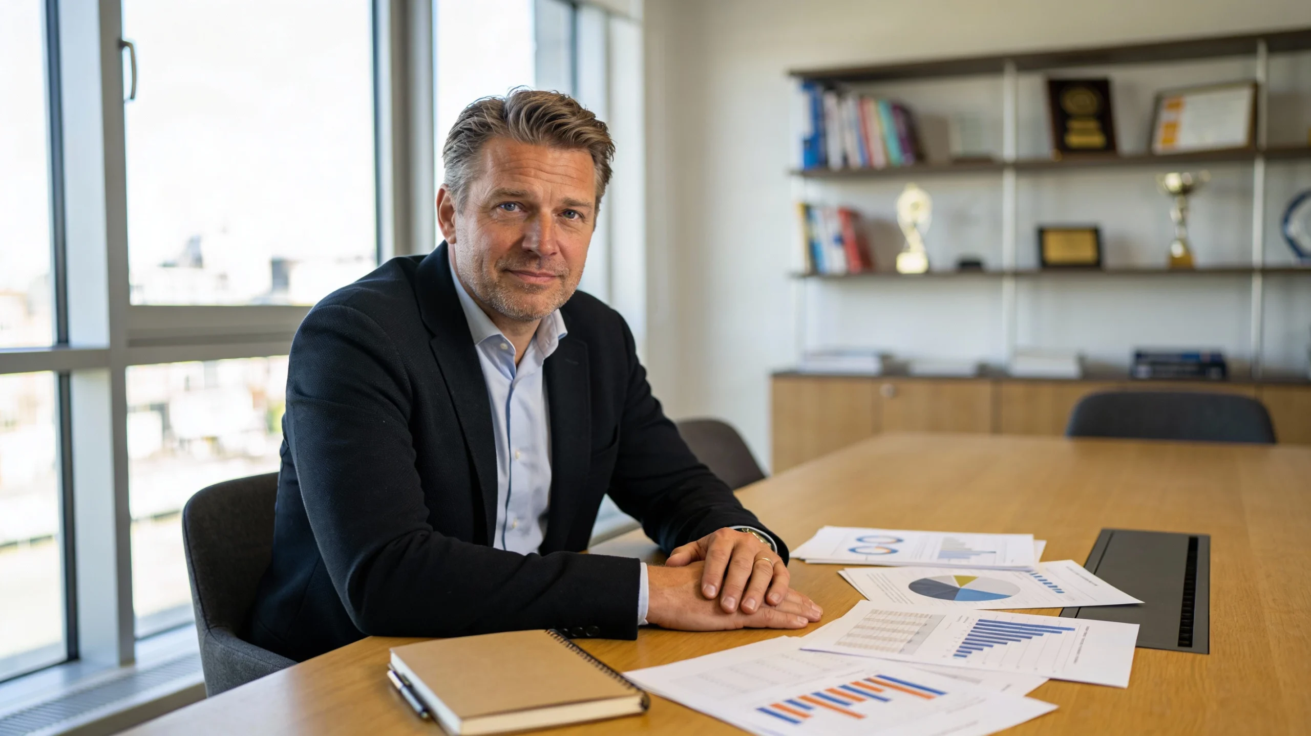 Power BI Consultant op kantoor